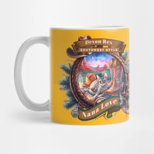 Southwest Sedona Country Cat Nana Love 40D Mug